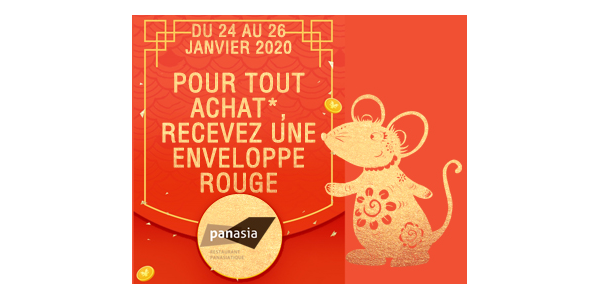 Panasia offers you a red envelope for the Lunar New Year 2020